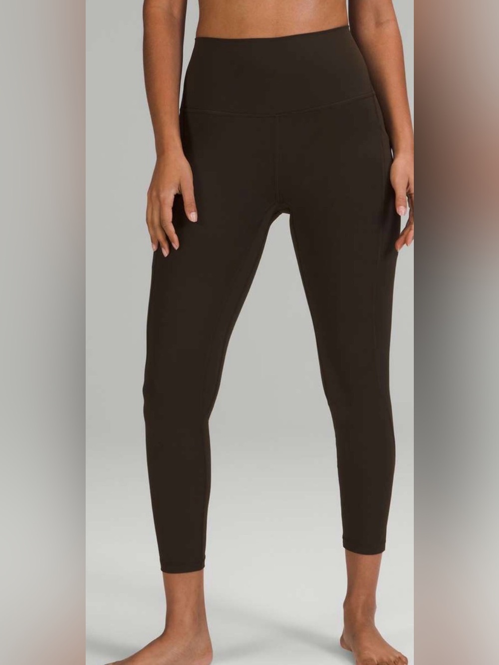 Lululemon Align High Rise Leggings with Pockets Dark Green Size 6